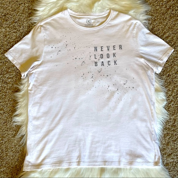 Express Paint Splatter Graphic Design T-Shirt - Picture 1 of 3